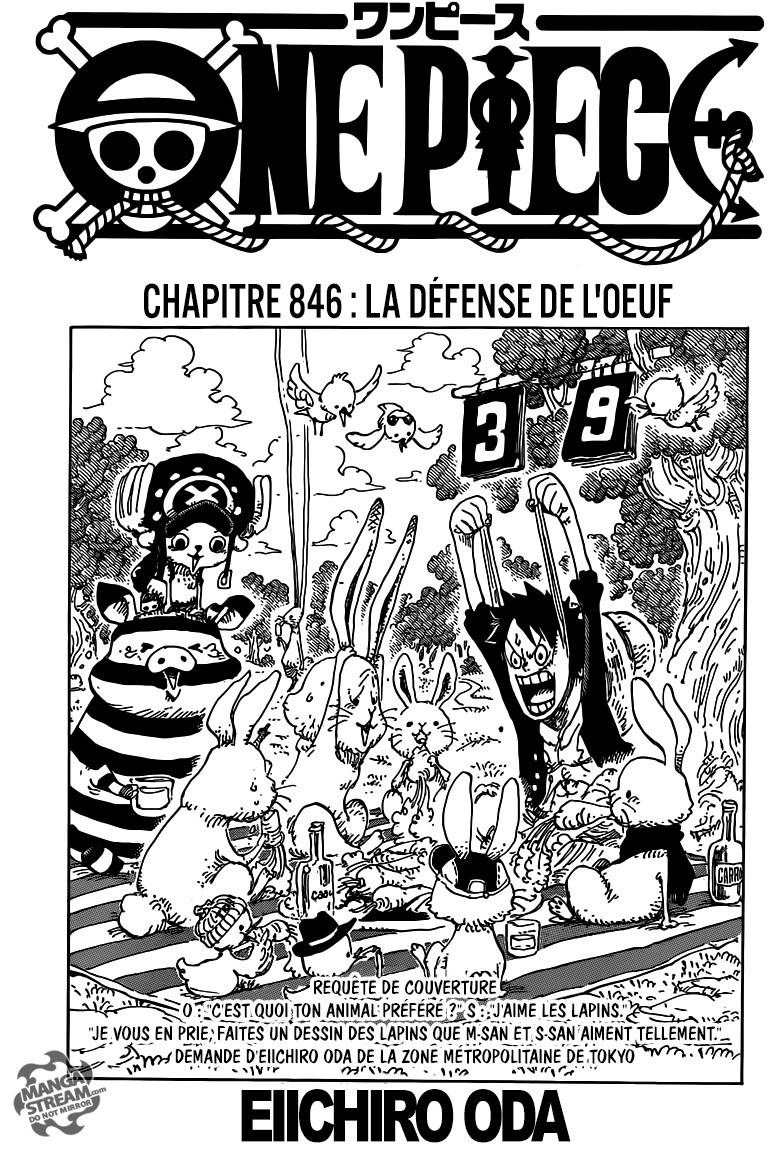 Lecture en ligne One Piece 846 page 2