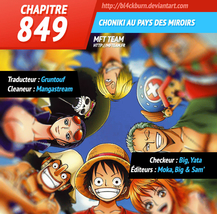 Lecture en ligne One Piece 849 page 1