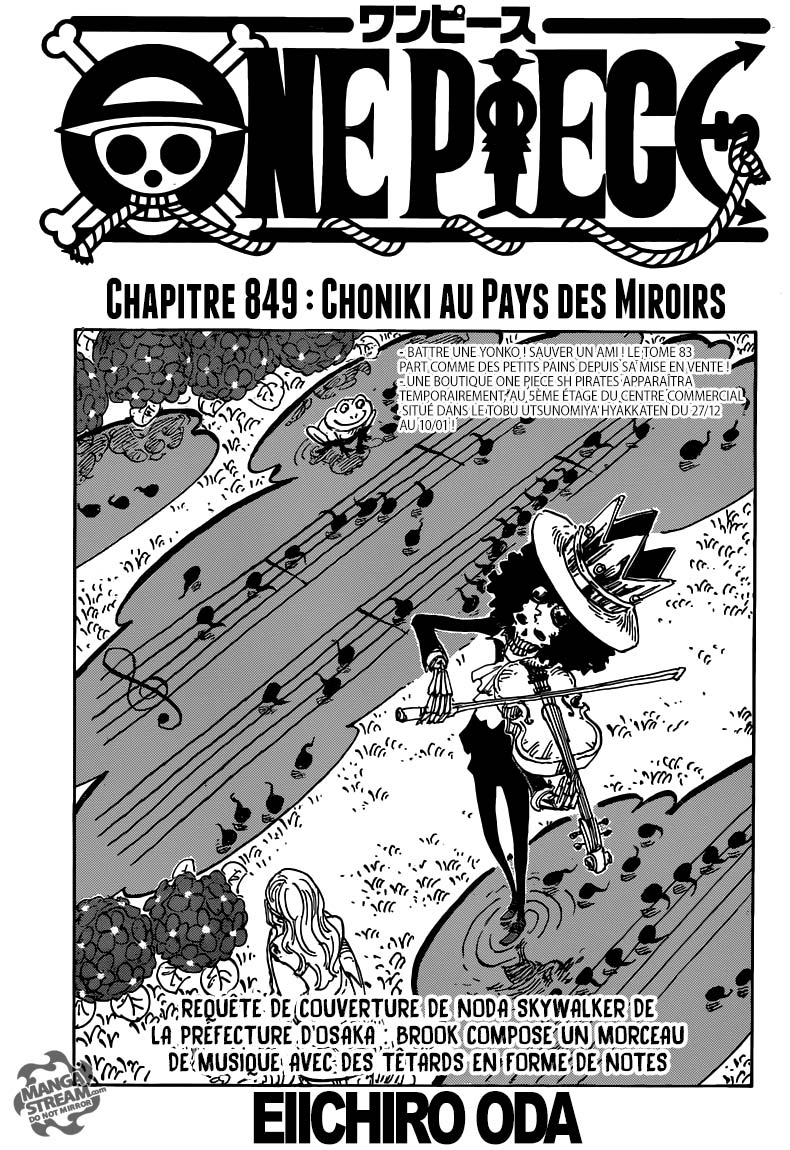Lecture en ligne One Piece 849 page 2