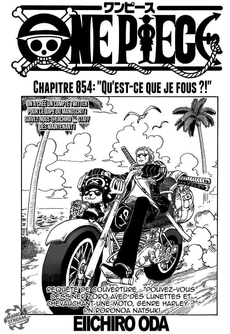 Lecture en ligne One Piece 854 page 2