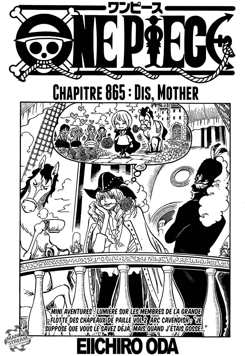Lecture en ligne One Piece 865 page 2