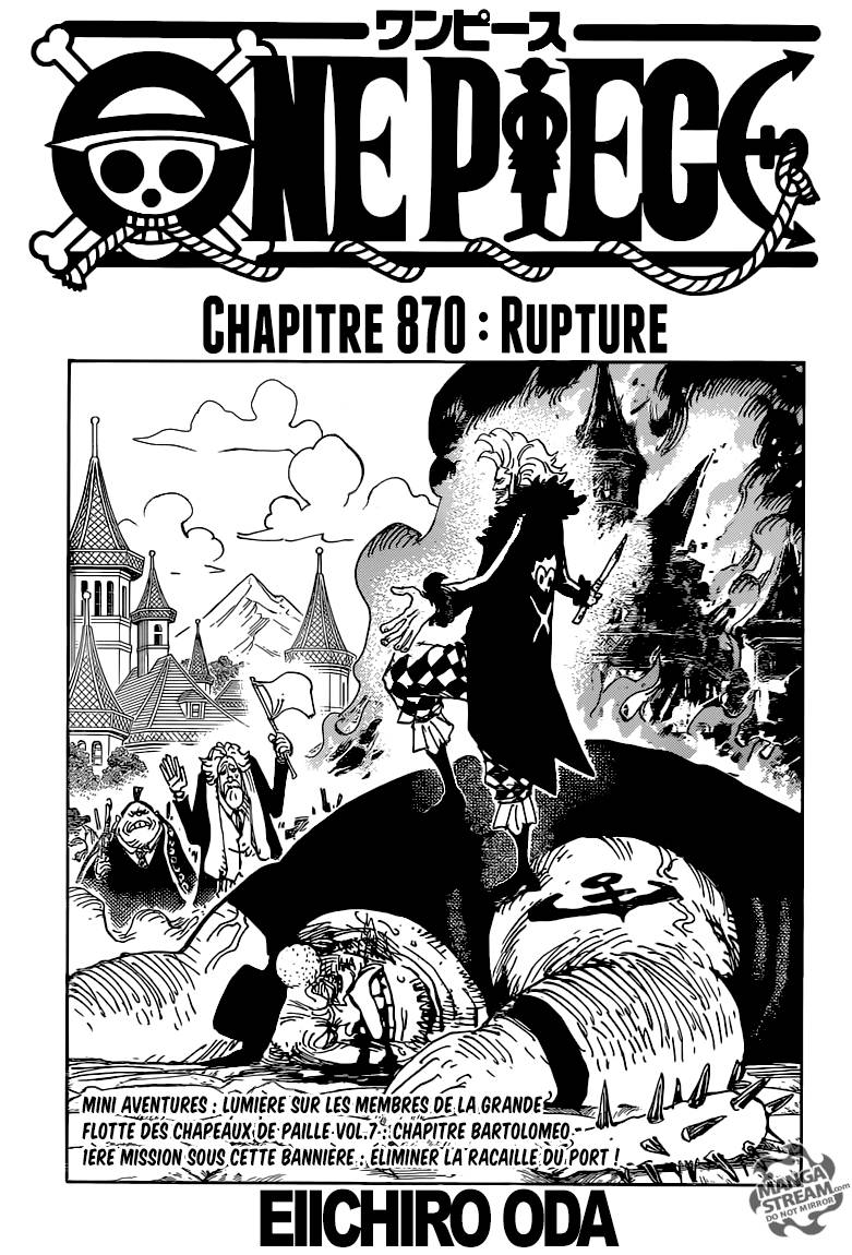 Lecture en ligne One Piece 870 page 2