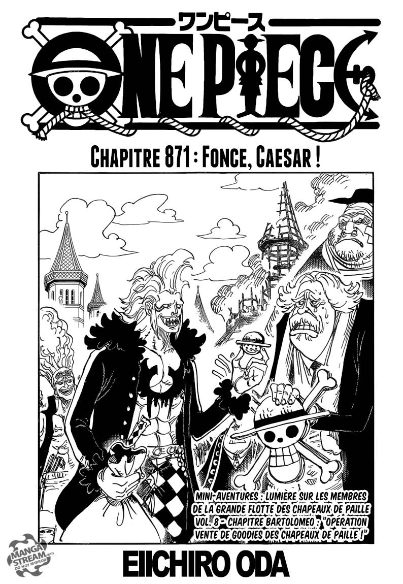 Lecture en ligne One Piece 871 page 2