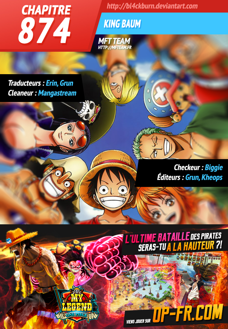 Lecture en ligne One Piece 874 page 1