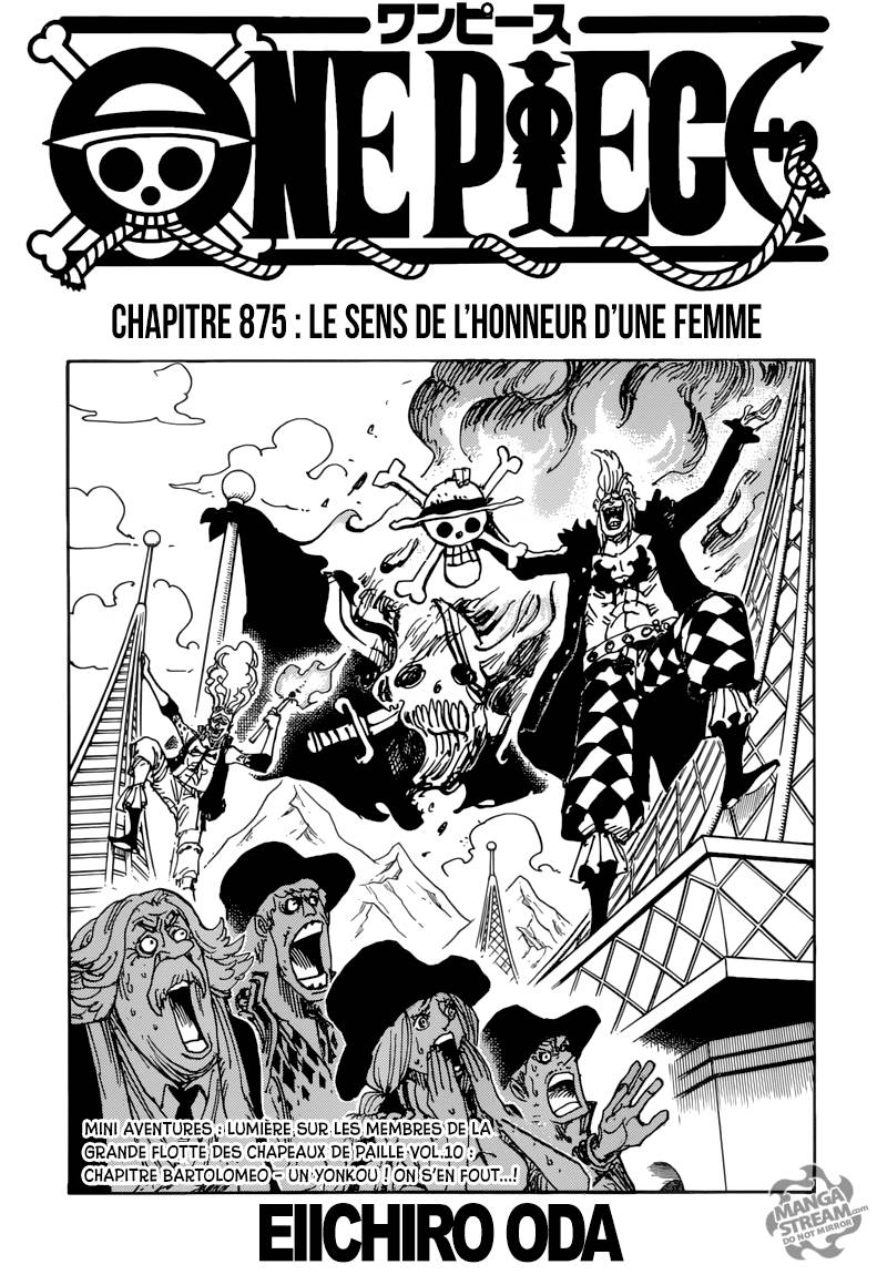 Lecture en ligne One Piece 875 page 2
