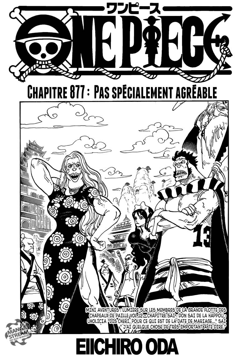 Lecture en ligne One Piece 877 page 2