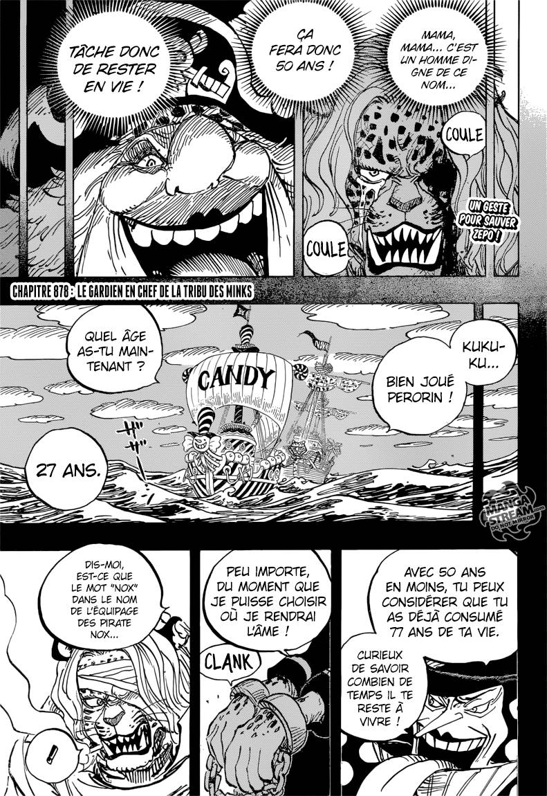 Lecture en ligne One Piece 878 page 4