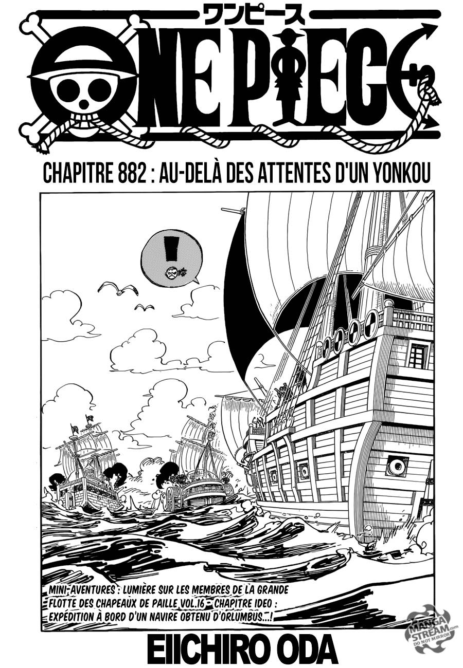 Lecture en ligne One Piece 882 page 3