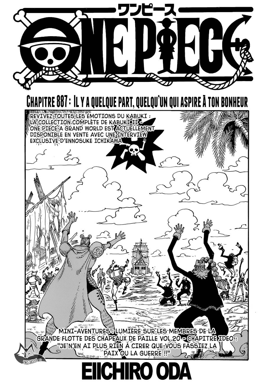 Lecture en ligne One Piece 887 page 1