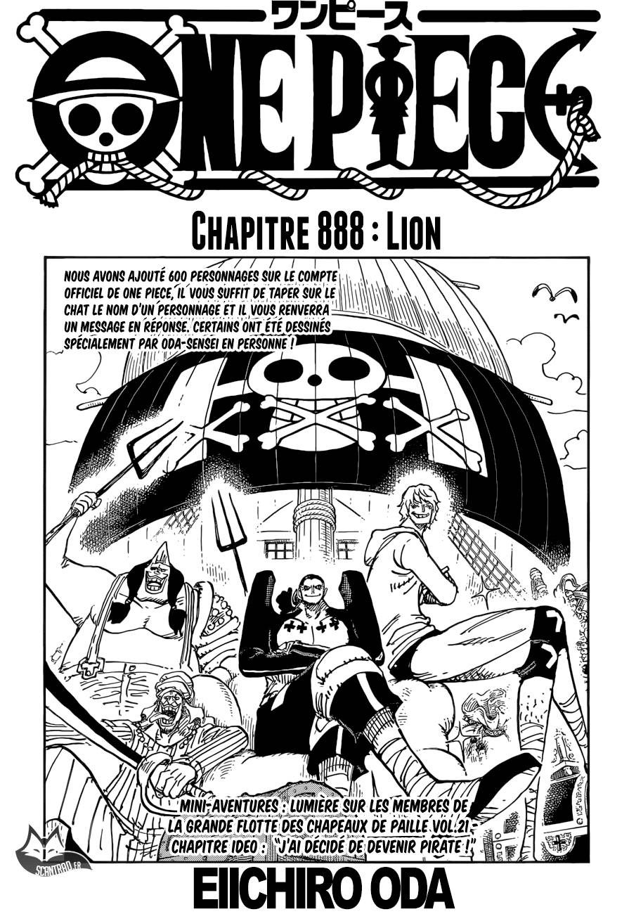 Lecture en ligne One Piece 888 page 1