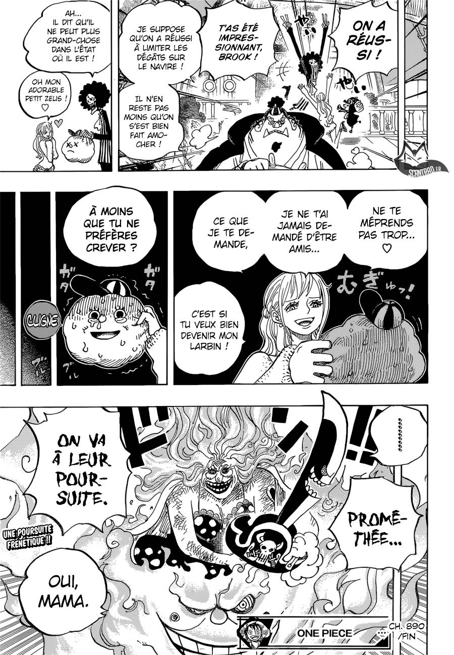 Lecture en ligne One Piece 890 page 19