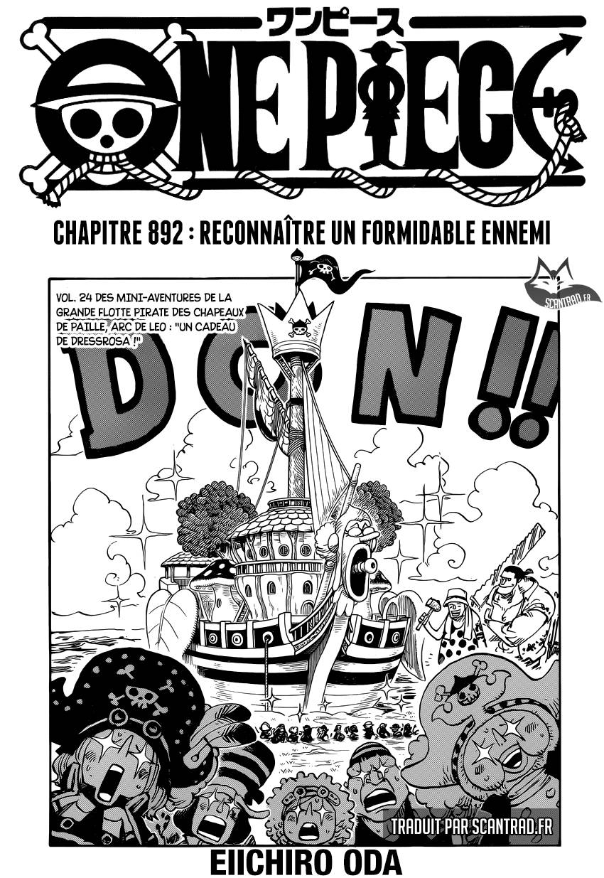 Lecture en ligne One Piece 892 page 1