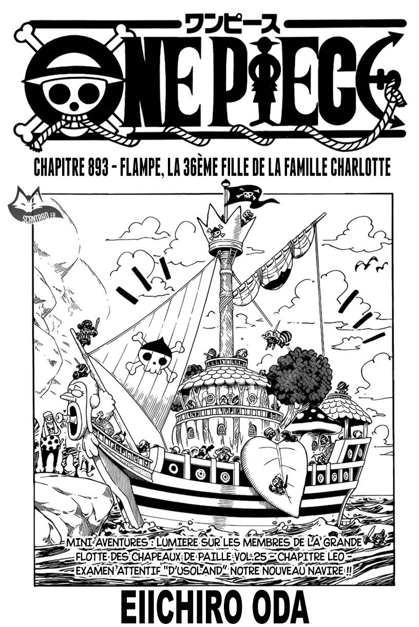 Lecture en ligne One Piece 893 page 1