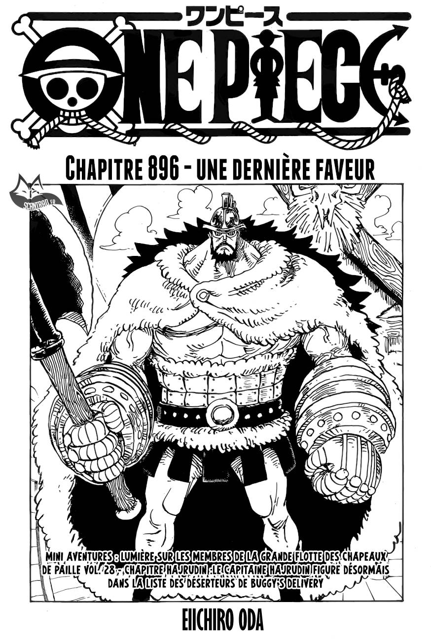 Lecture en ligne One Piece 896 page 1