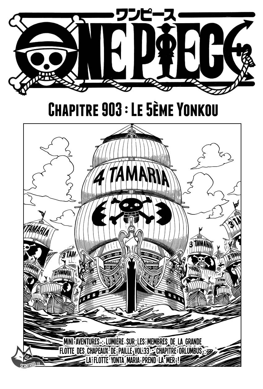 Lecture en ligne One Piece 903 page 1