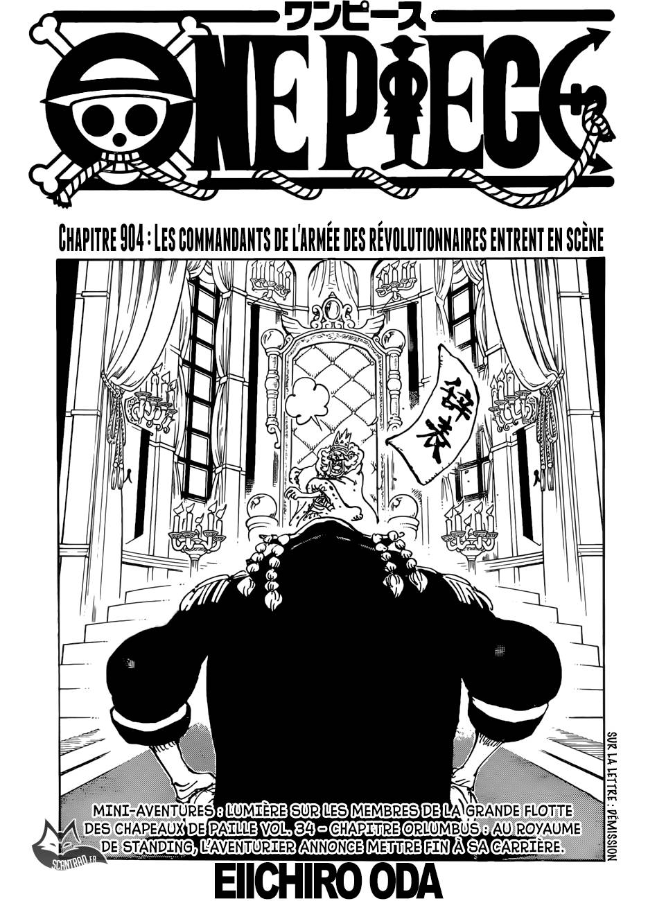 Lecture en ligne One Piece 904 page 1