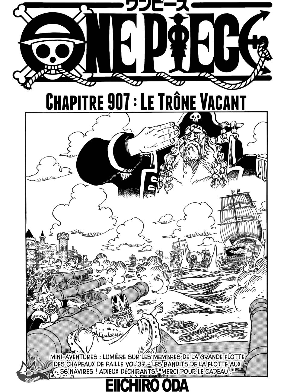 Lecture en ligne One Piece 907 page 1