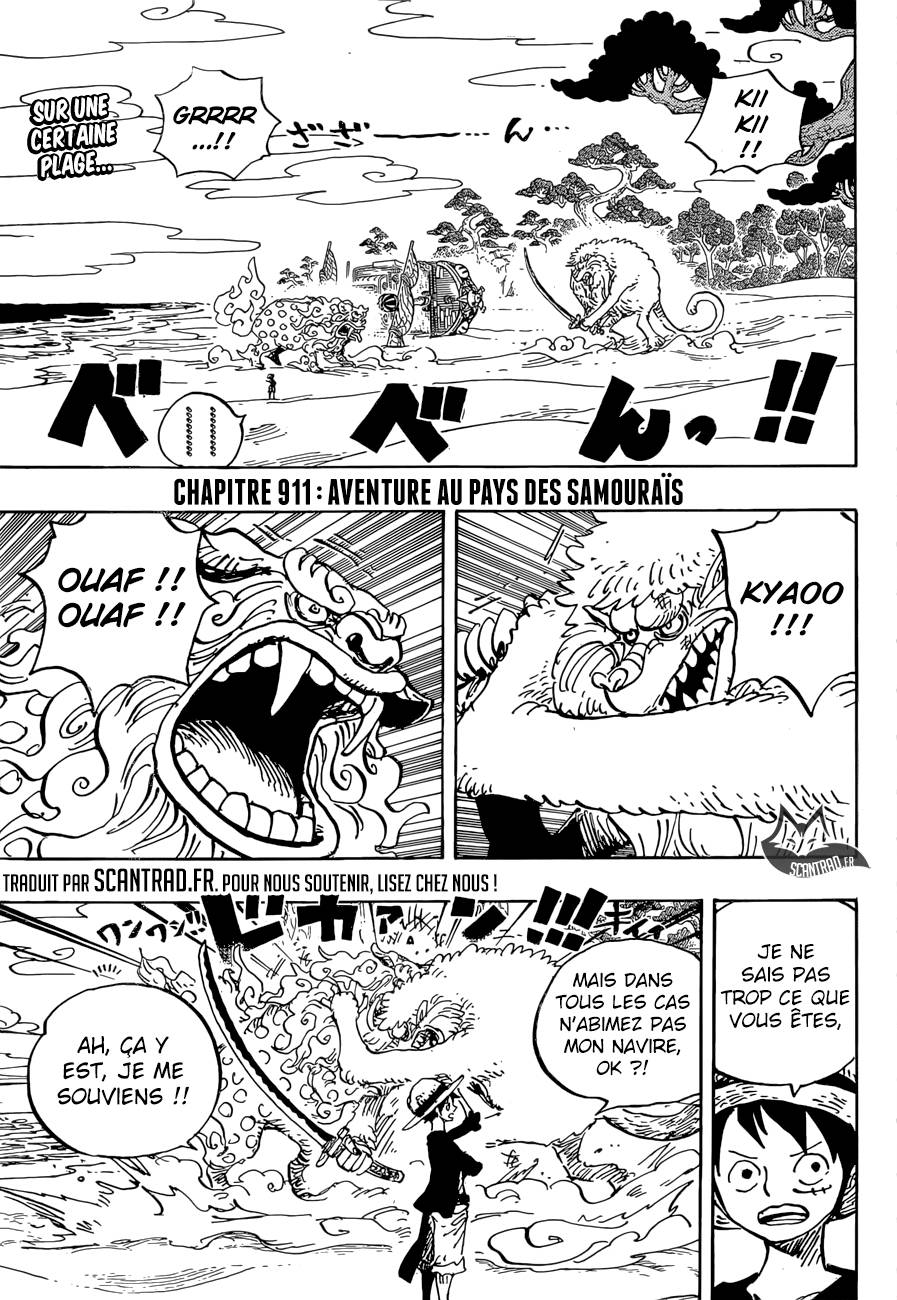 Lecture en ligne One Piece 911 page 3