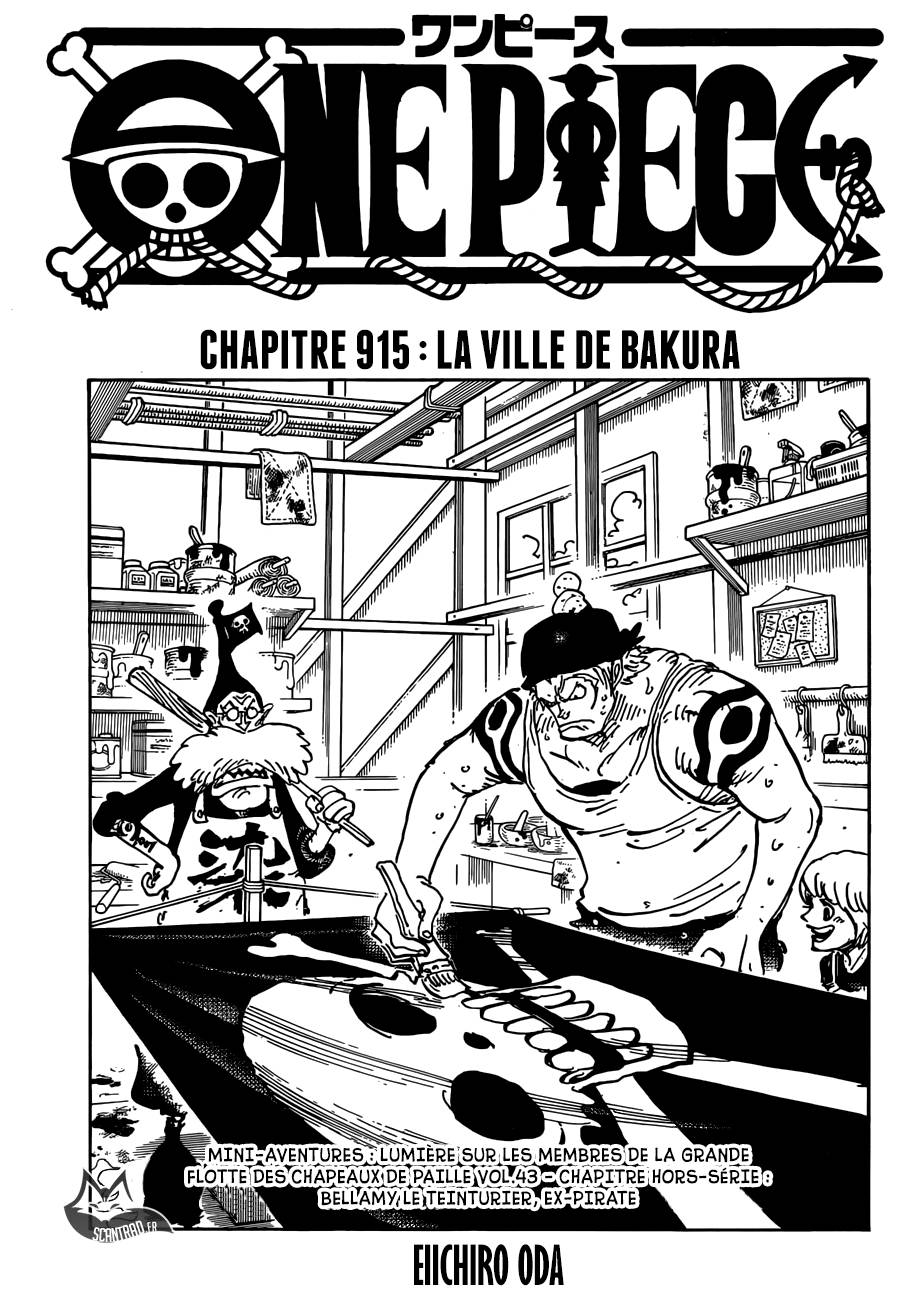 Lecture en ligne One Piece 915 page 1