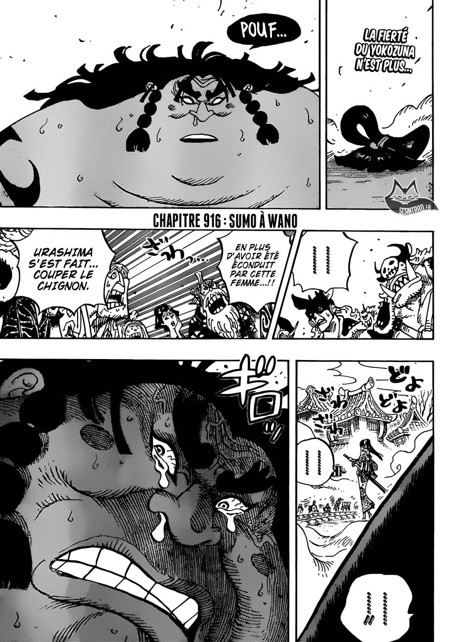 Lecture en ligne One Piece 916 page 3