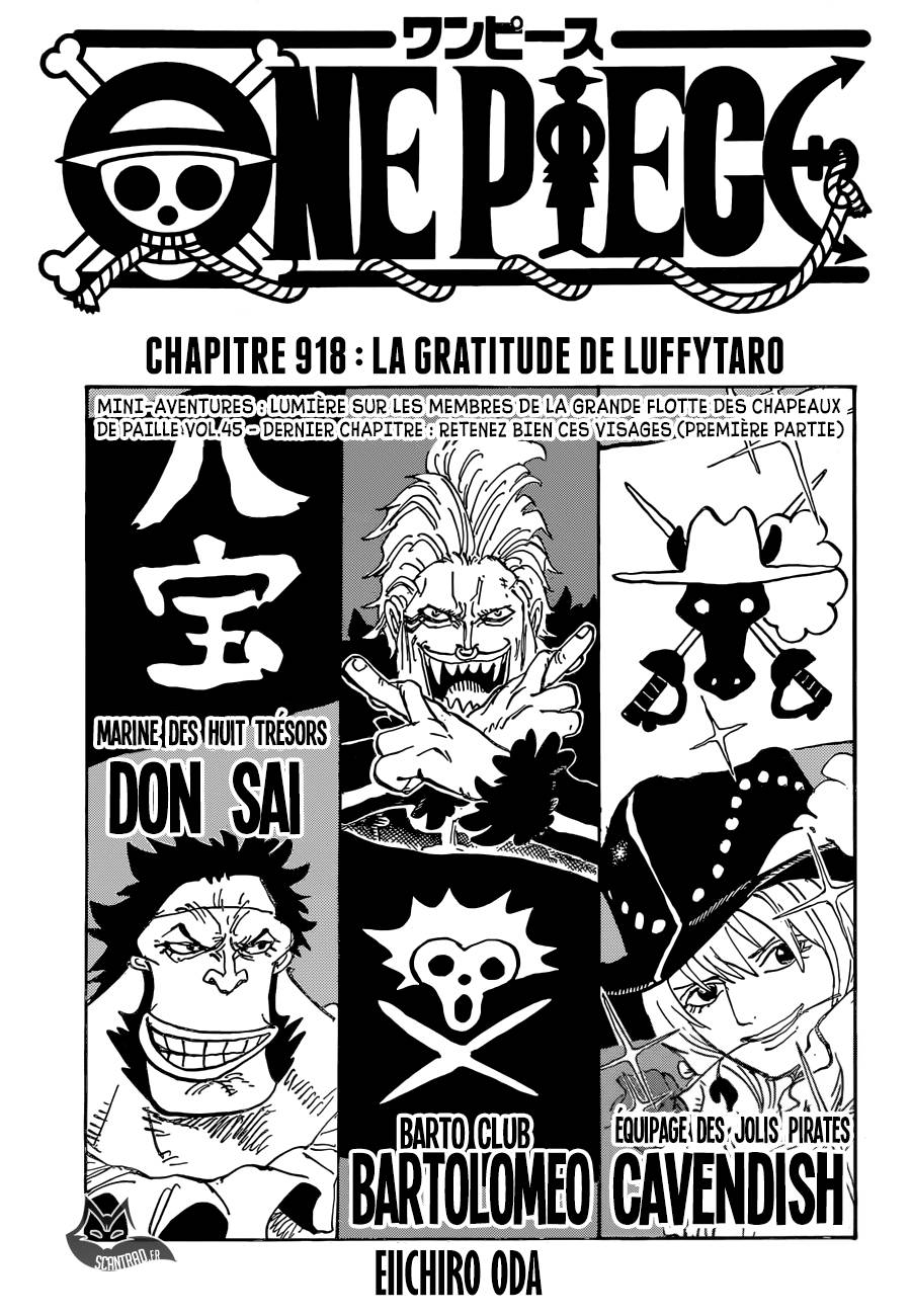 Lecture en ligne One Piece 918 page 1