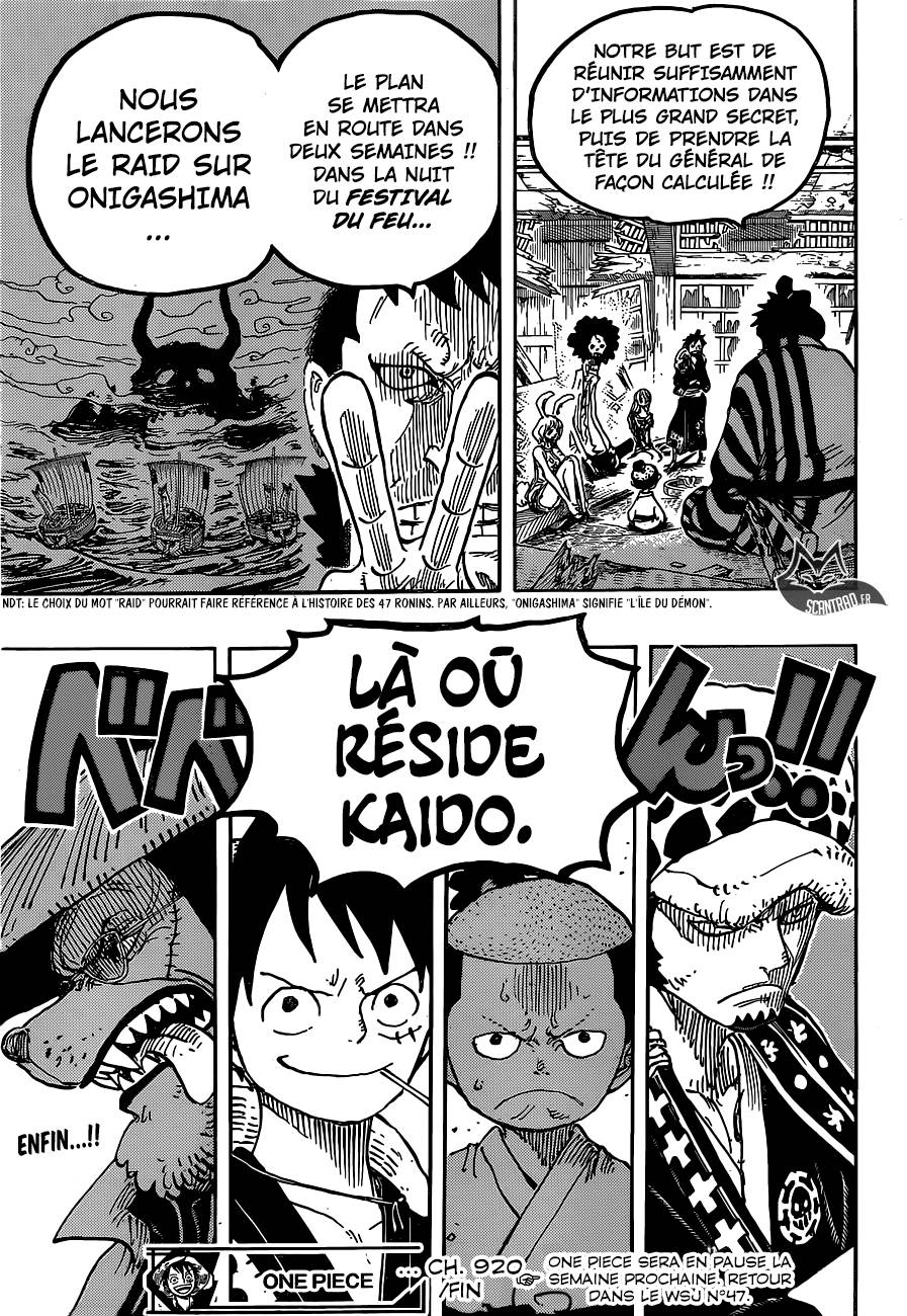 lecture en ligne One Piece 920 page 17