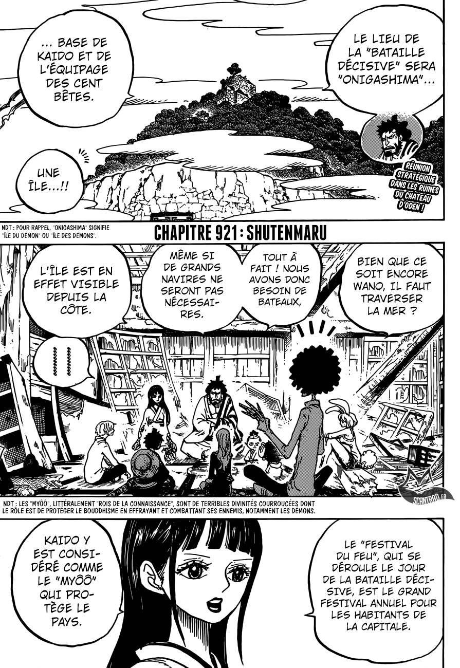 Lecture en ligne One Piece 921 page 2