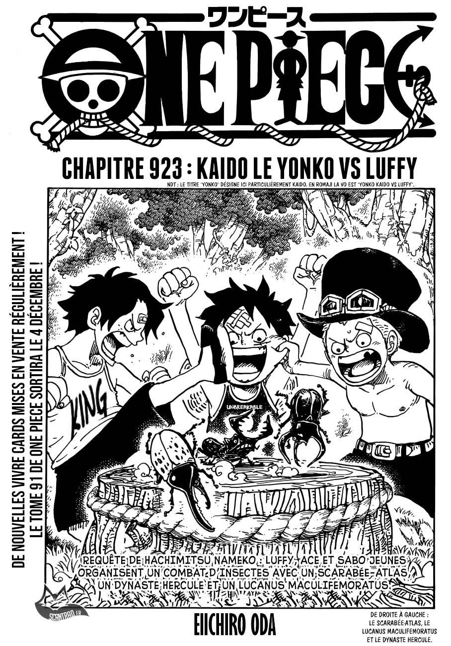 Lecture en ligne One Piece 923 page 1