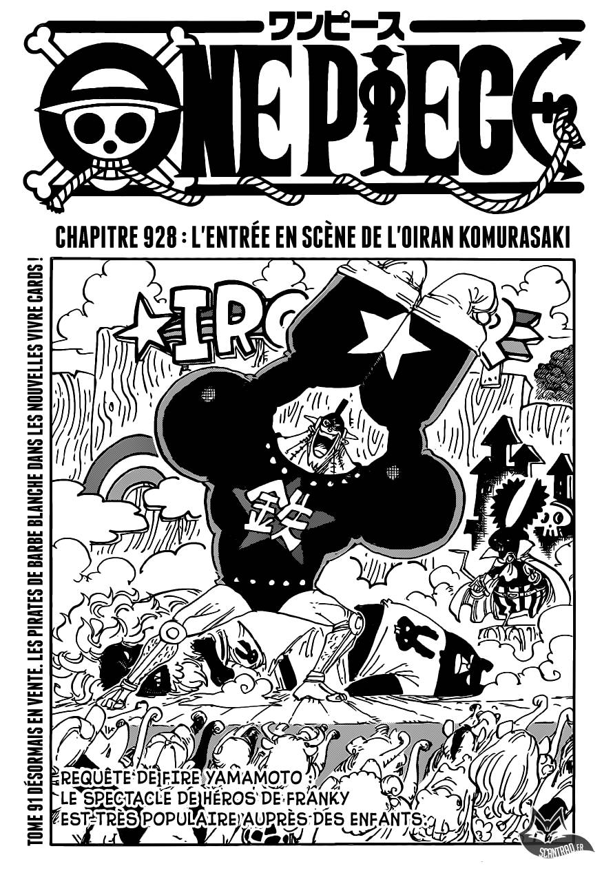 Lecture en ligne One Piece 928 page 1