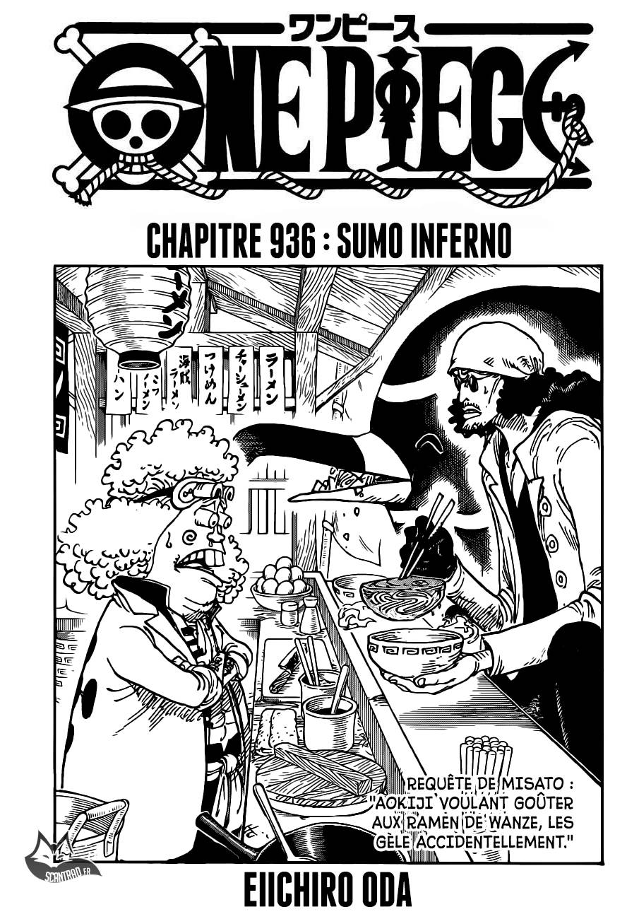 Lecture en ligne One Piece 936 page 1