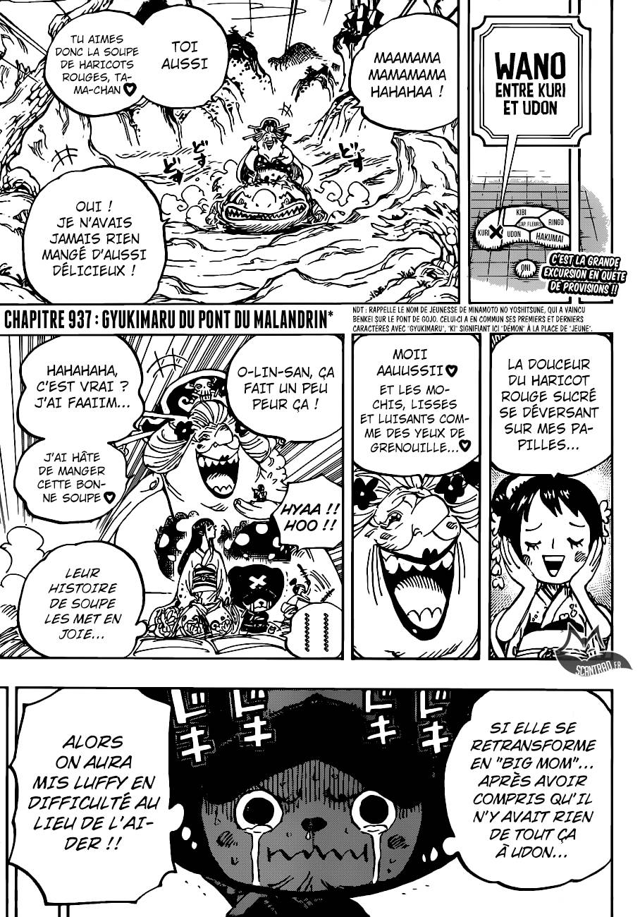 Lecture en ligne One Piece 937 page 4