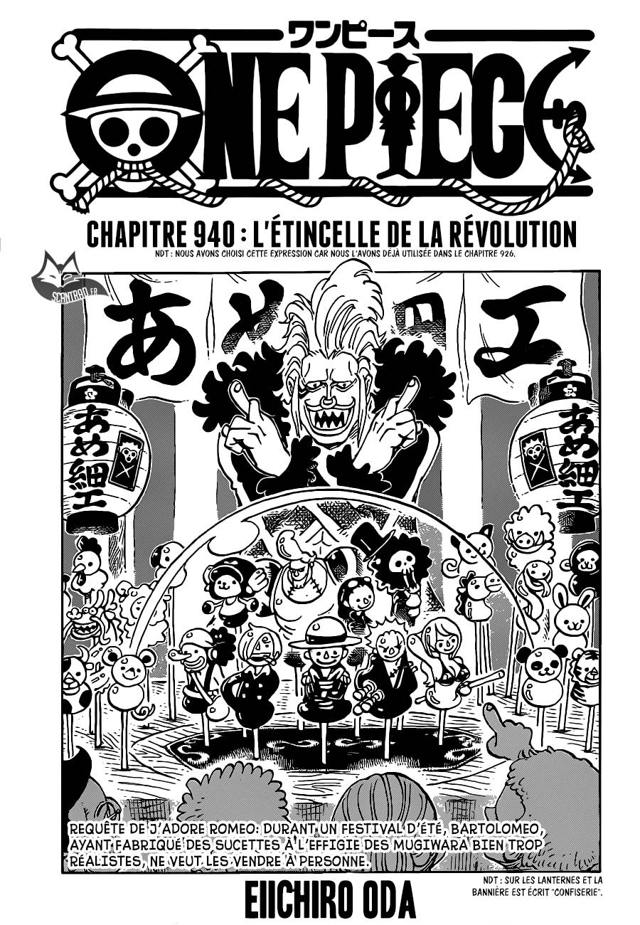 Lecture en ligne One Piece 940 page 1