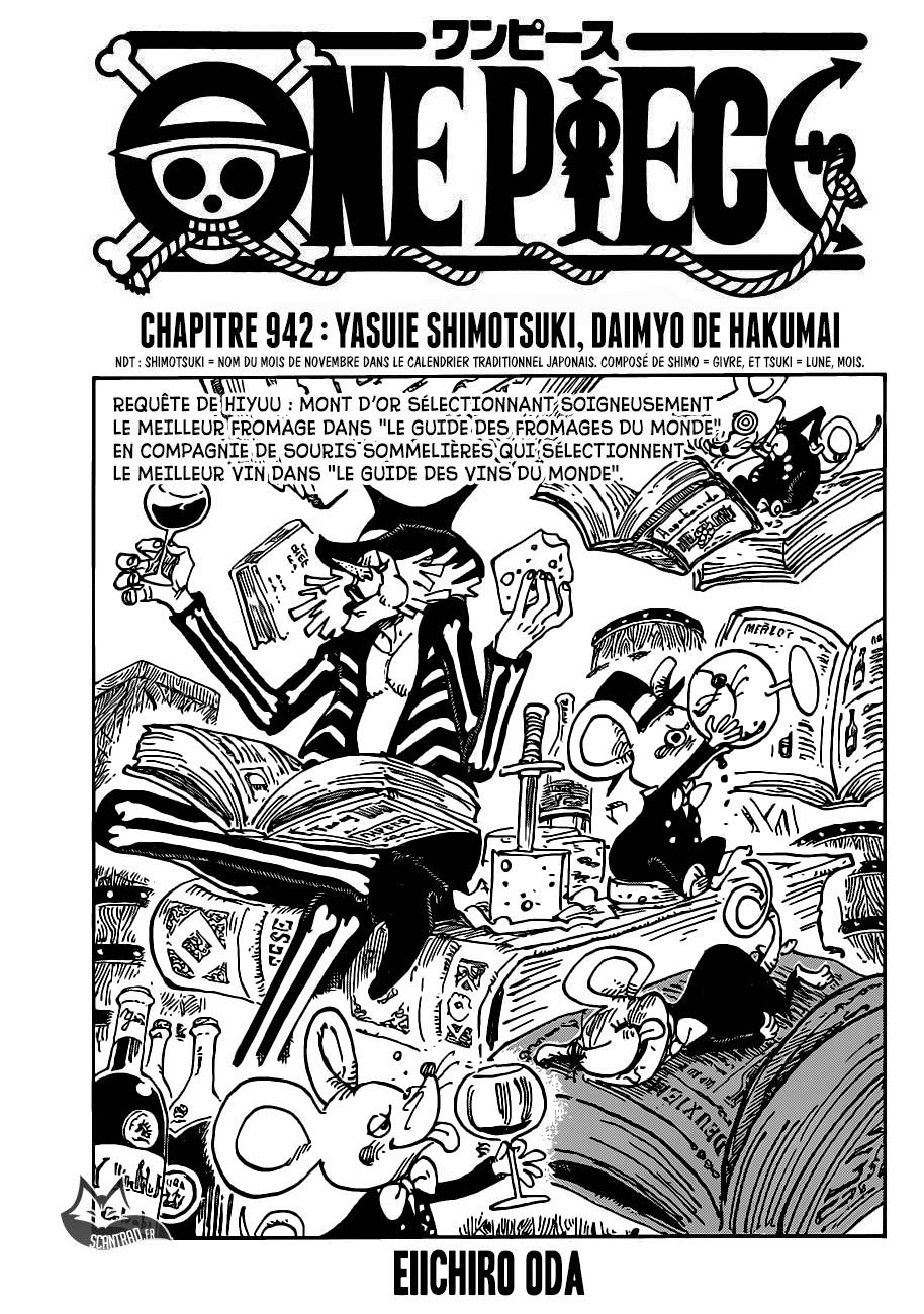 Lecture en ligne One Piece 942 page 1