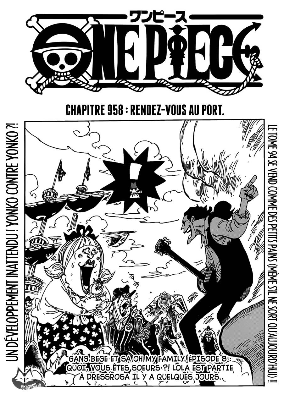 Scan One Piece 958 Page 1
