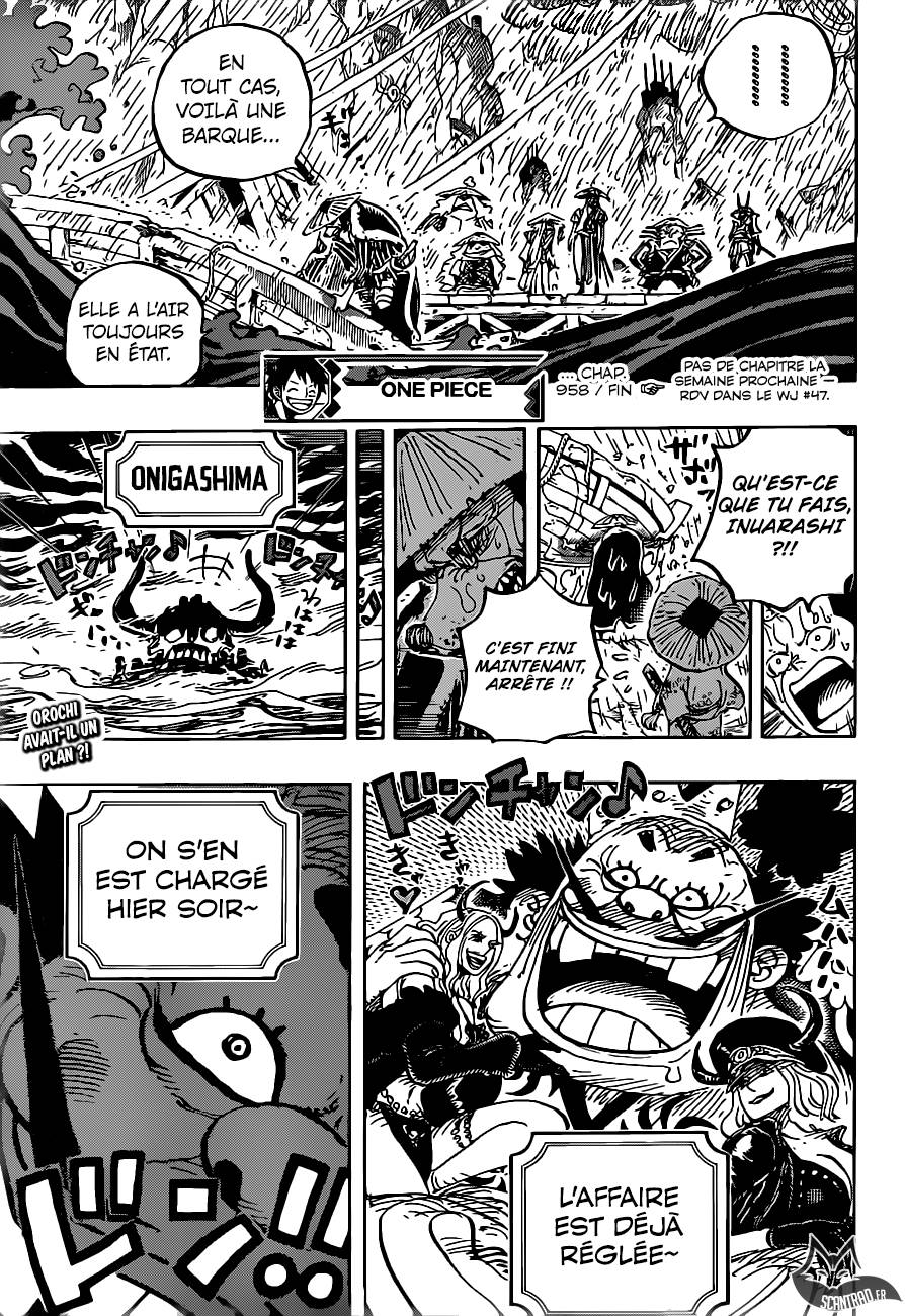 Lecture en ligne One Piece 958 page 17