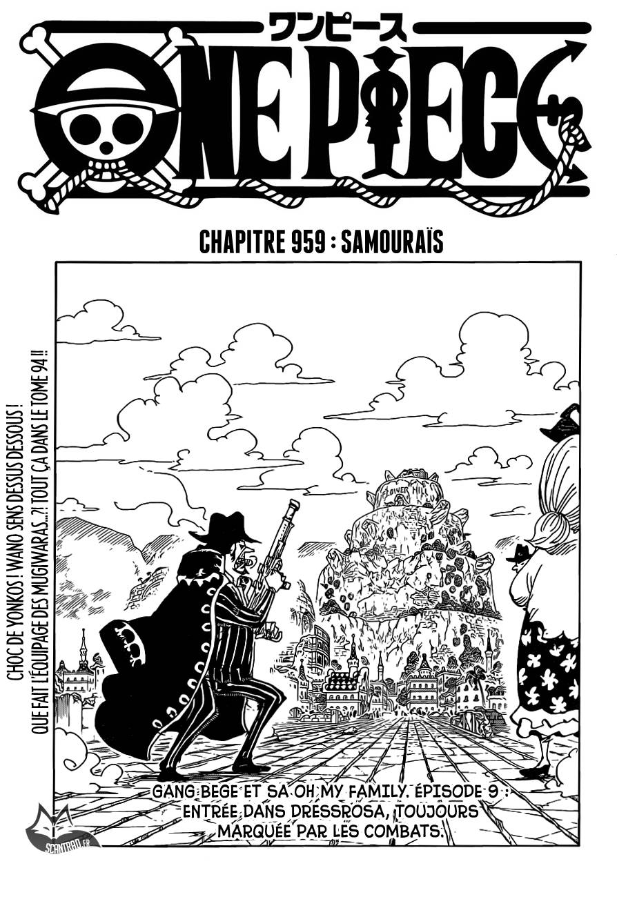 Lecture en ligne One Piece 959 page 1