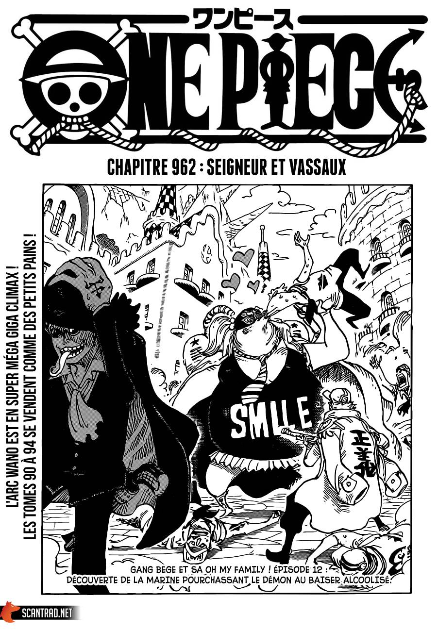 Lecture en ligne One Piece 962 page 1