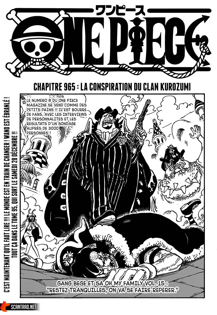 Lecture en ligne One Piece 965 page 1