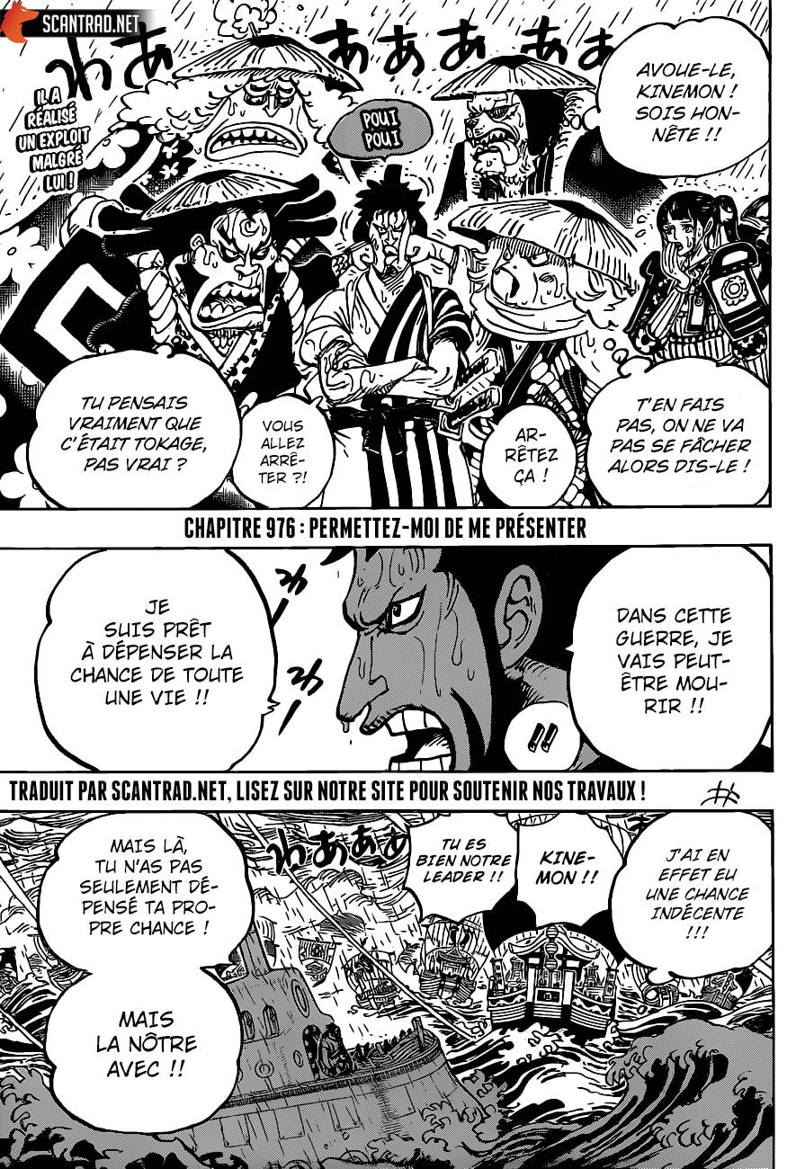Lecture en ligne One Piece 976 page 3