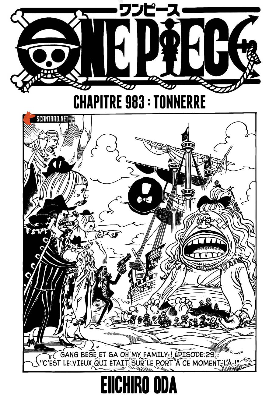 Lecture en ligne One Piece 983 page 1