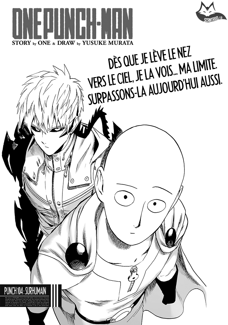 Lecture en ligne One Punch Man 104 page 1