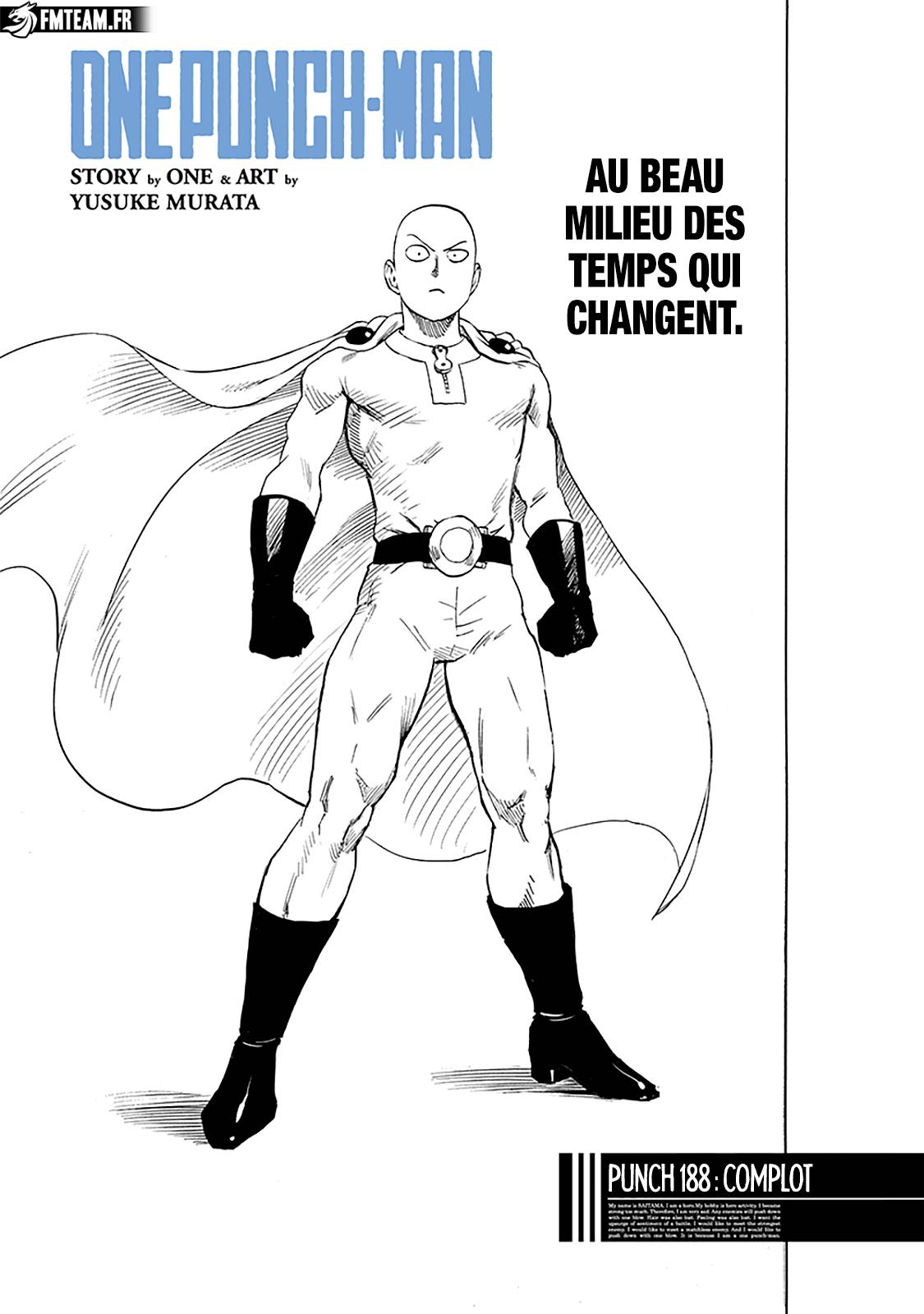 Lecture en ligne One Punch Man 188 page 1