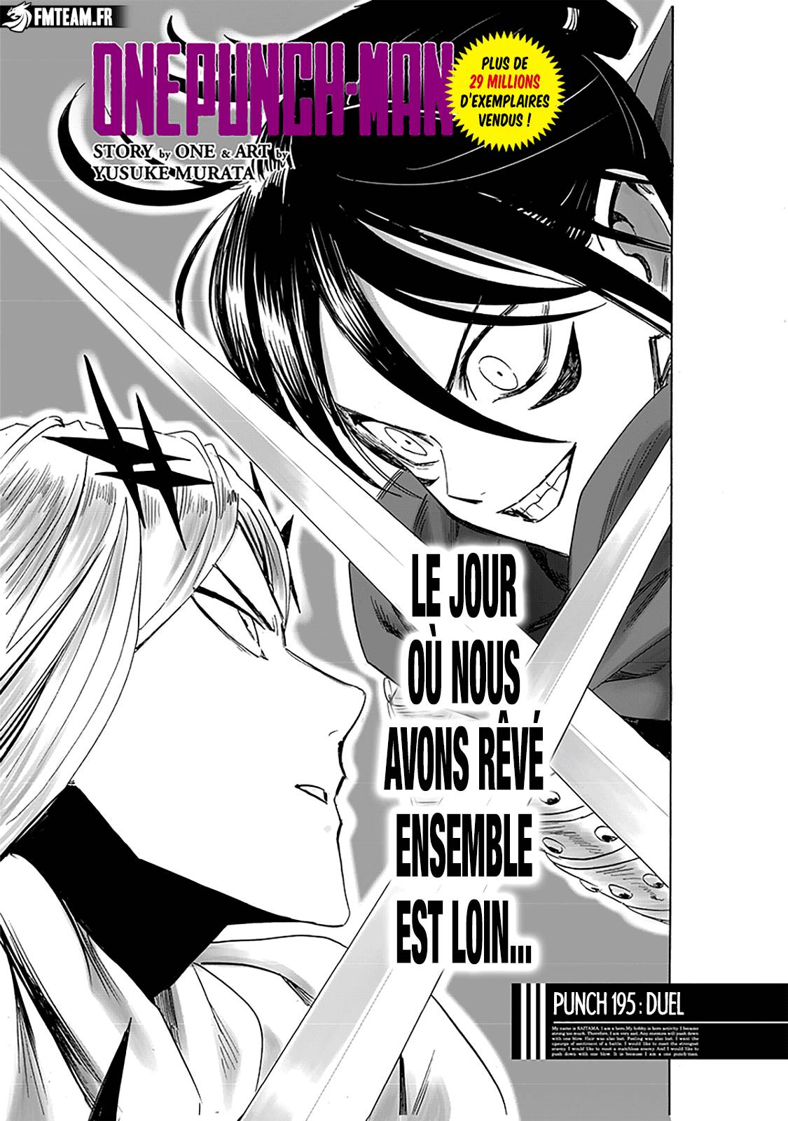 Lecture en ligne One Punch Man 195 page 1