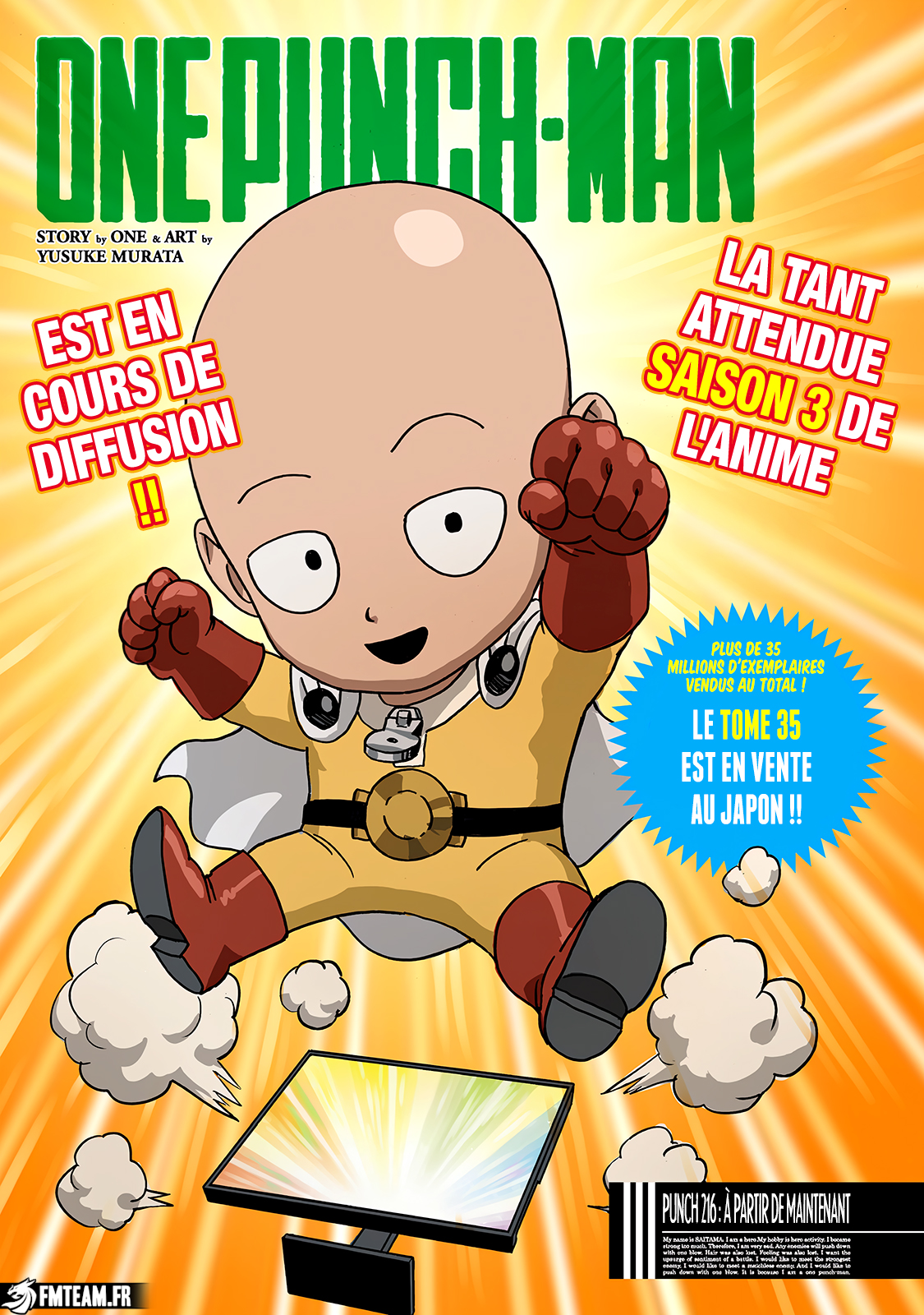 Lecture en ligne One Punch Man 216 page 1