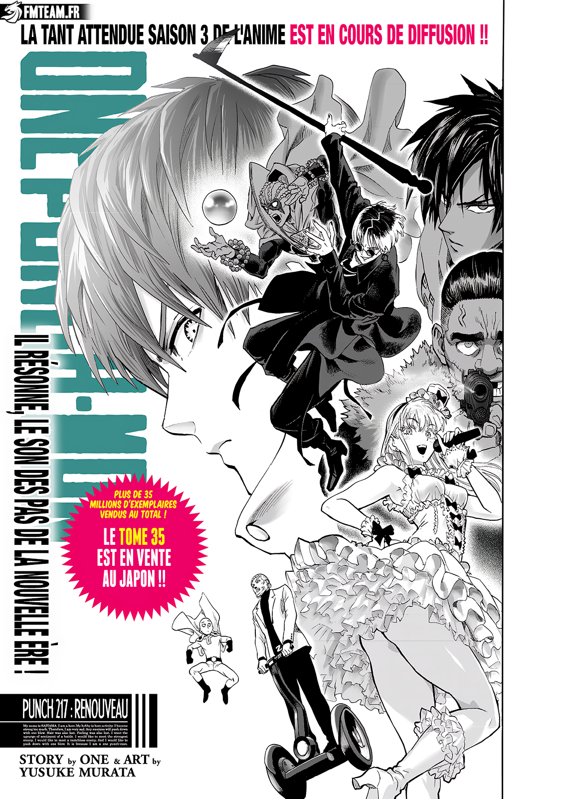 Lecture en ligne One Punch Man 217 page 1