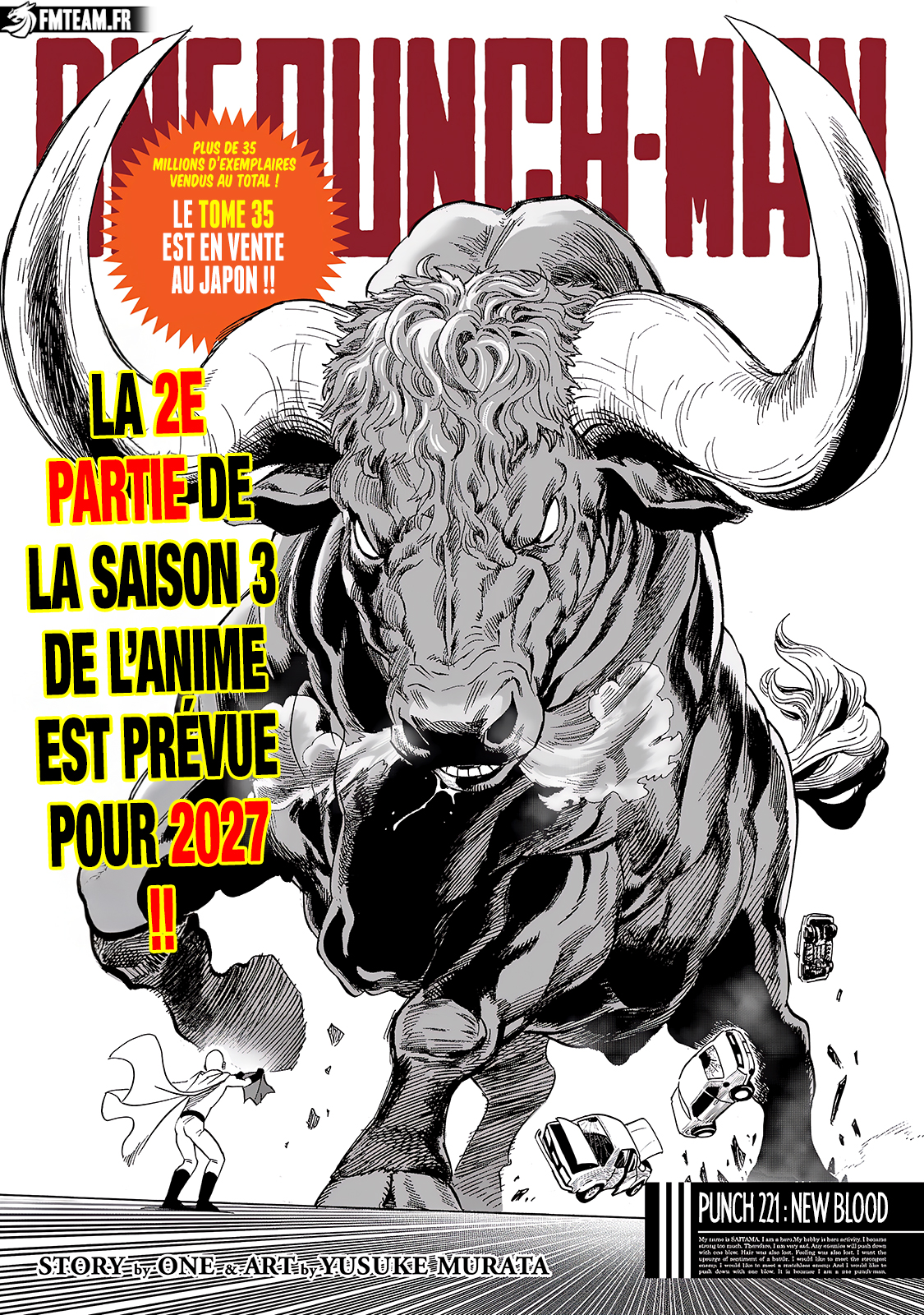 Lecture en ligne One Punch Man 221 page 1