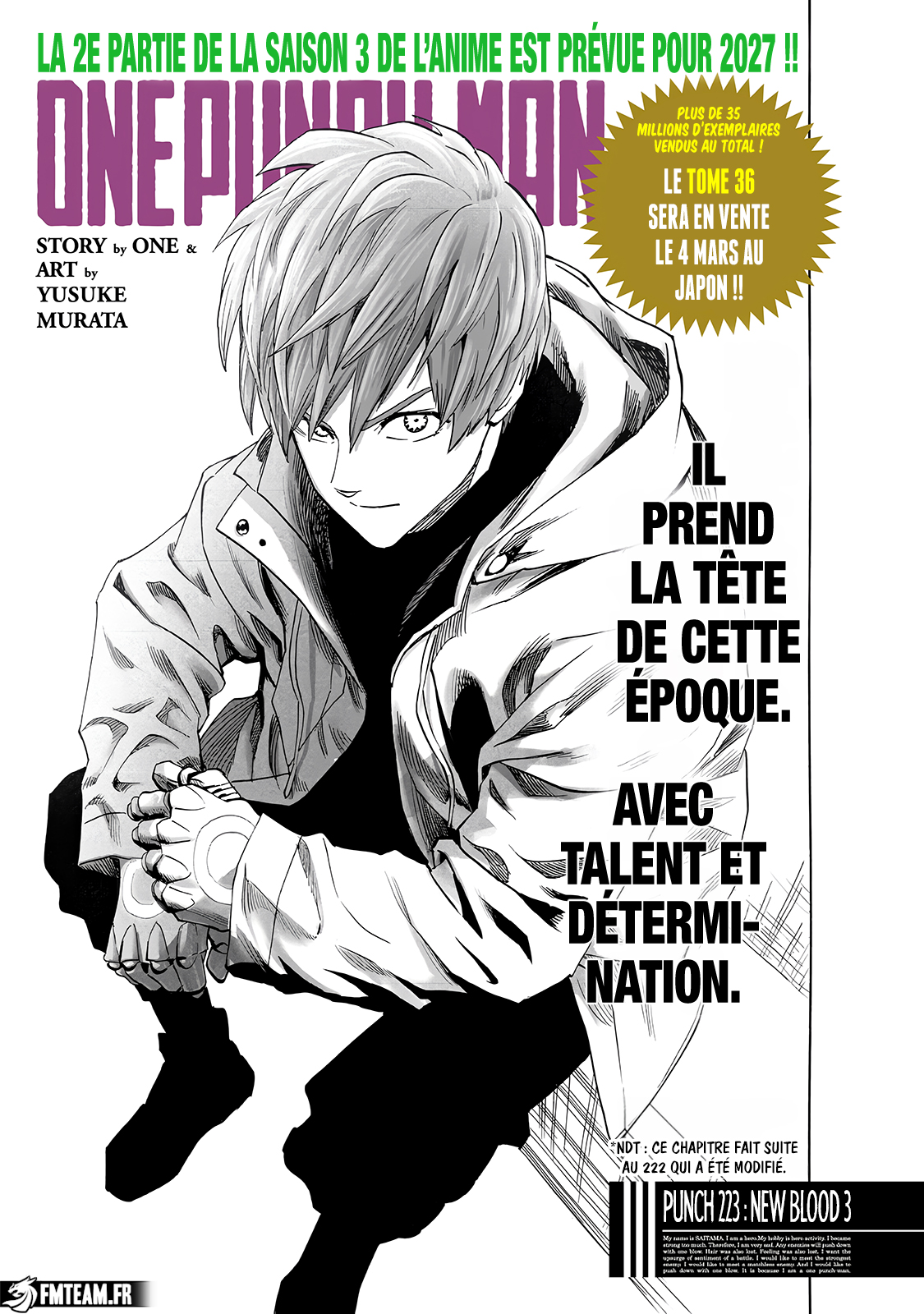 Lecture en ligne One Punch Man 223 page 1
