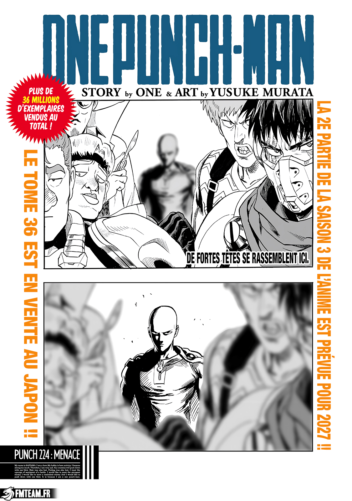 Lecture en ligne One Punch Man 224 page 1