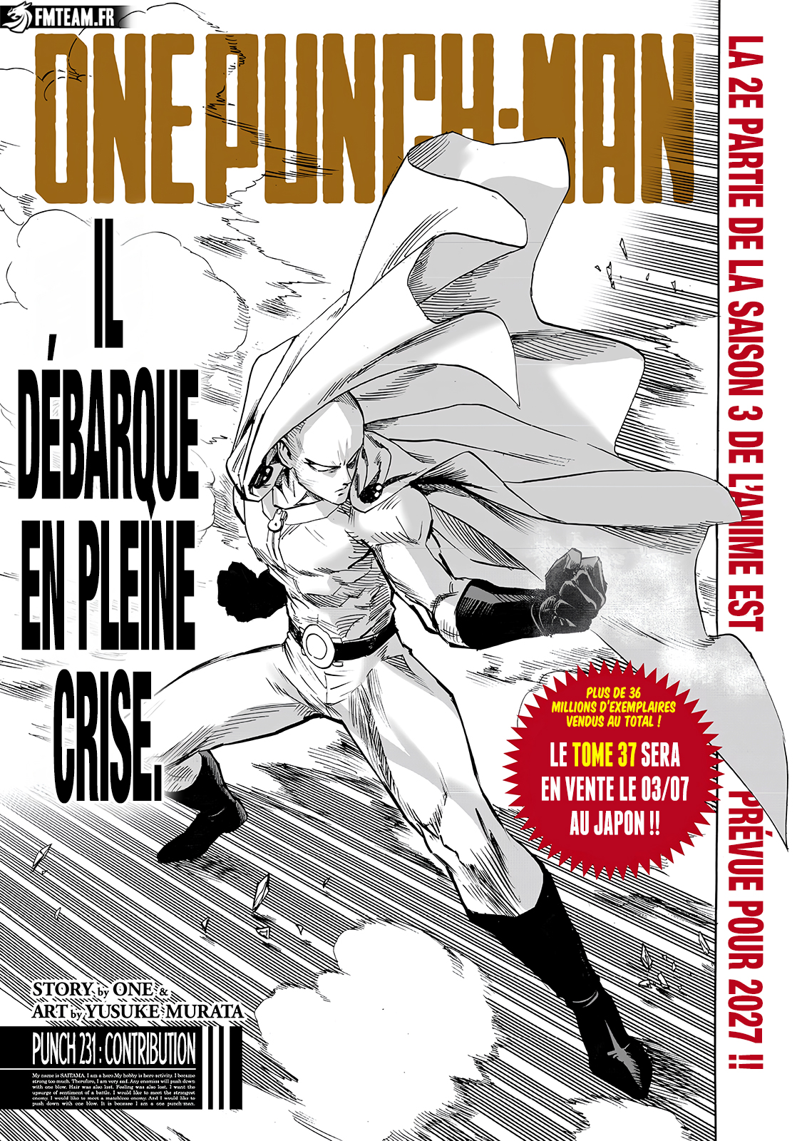 Lecture en ligne One Punch Man 231 page 1