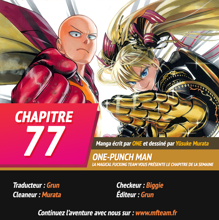 Lecture en ligne One Punch Man 77 page 1